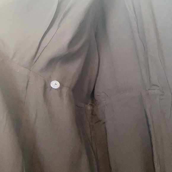 SALE ✨ Atmos&Here Iconic Brand Black midi wrap around button dress size 24 NWT - Picture 5 of 9